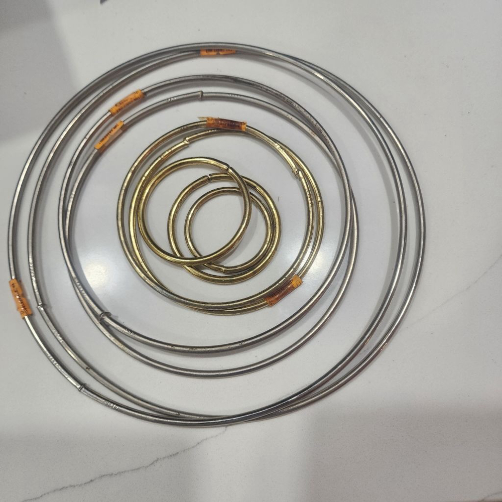 Craft Ring set Silver, Gold Tones Arts & Crafts